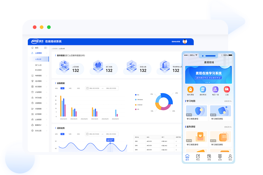 完善的課程學(xué)習(xí)體系